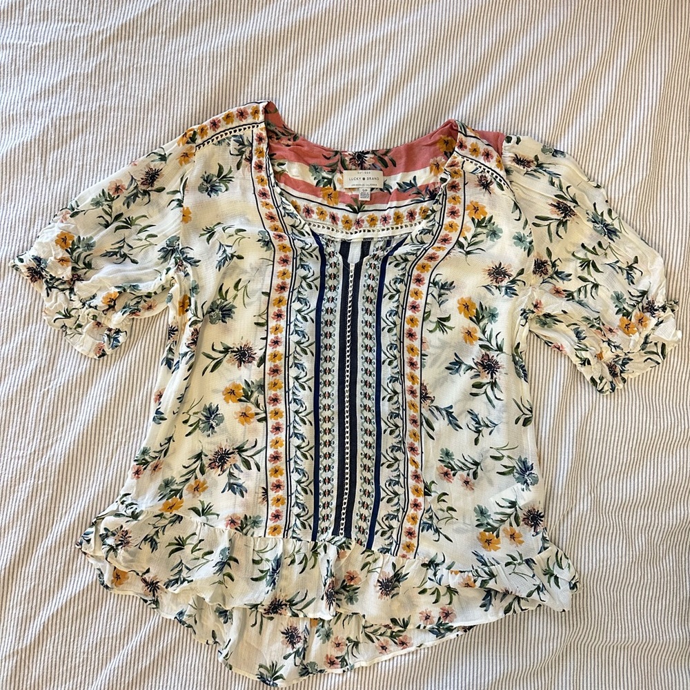 Floral Print Women's Top